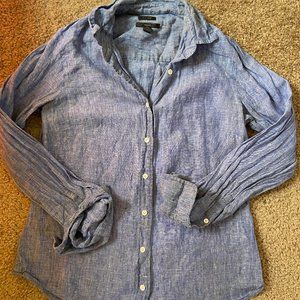 JCREW Irish linen button down